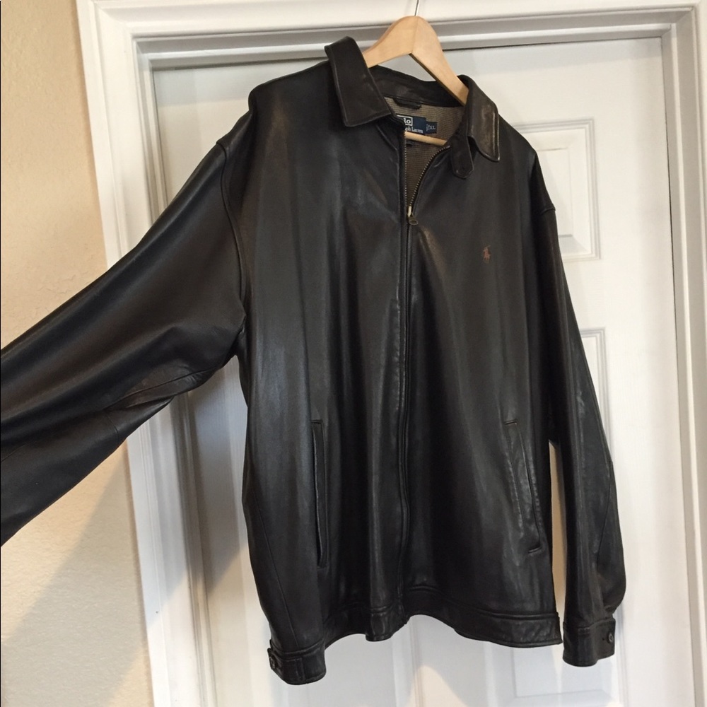 Polo Ralph Lauren leather jacket - men’s XL